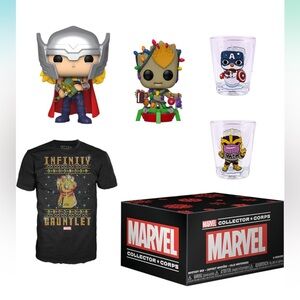 Marvel Collector Corps Hoilday Theme Full Box